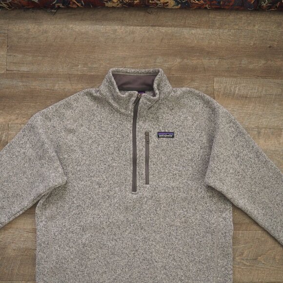 Patagonia Grey Quarter Zip Better Sweater sz L - Picture 3 of 8
